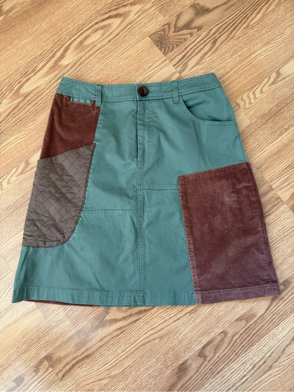 Anthropologie Meadow Rue Military Utility A-Line Skirt sz 6